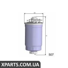 Фiльтр паливний FORD/SEAT/SKODA/VW/GALAXY/ALHAMBRA/AROSA/CORDOBA/IBIZA/INCA/TERRA/TOLEDO/FELICIA/CADDY/GOLF/JETTA/LT/LUPO/PASSAT/POLO/TRANSPORTER/VENT Misfat M365A