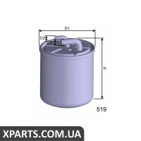 Фільтр паливний CHRYSLER/MERCEDES/MITSUBISHI/SMART/300/C/CLK/E/G/GL/GLK/ML/R/SPRINTER/VITO/VIANO/VITO