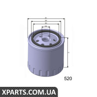 Фiльтр масляний двигуна ALFA ROMEO/AUDI/FIAT/IVECO/RENAULT/SEAT/VW/VOLVO/AR/100/A6/131/132/ARGENTA/DUCATO/DAILY/MASTER/TRAFIC/124/128/FURA/TRANSPORTER Misfat Z124