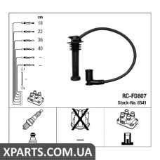 Комплект высоковольтных проводов NGK 8541