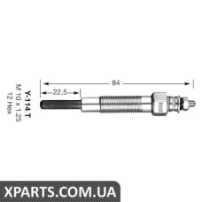 Свічка розжарювання NGK 6528