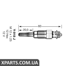 Свічка розжарення D POWER NGK 6285