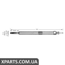 Свічка розжарення D POWER NGK 91766