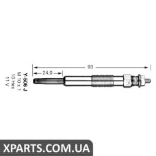 Свічка розжарення D POWER NGK 2419