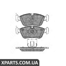 Колодки гальмові дискові Nibk PN0010