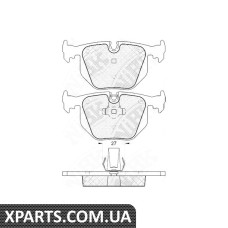 Колодки гальмові дискові Nibk PN0225