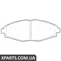 Колодки гальмівні Nibk PN0390