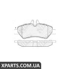 Колодки гальмові дискові Nibk PN0412