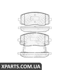 Колодки гальмові дискові Nibk PN0438