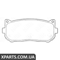 Колодки дискові гальмові Nibk PN0528