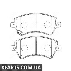 Колодки тормозные дисковые Nibk PN1224