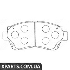 Тормозные колодки дисковые Nibk PN1228