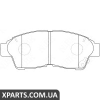 Гальмівні колодки дискові Nibk PN1322