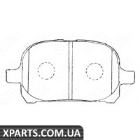 Колодки гальмові дискові Nibk PN1401