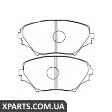 Тормозные колодки дисковые Nibk PN1447