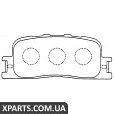Колодки гальмівні без датчика Nibk PN1458