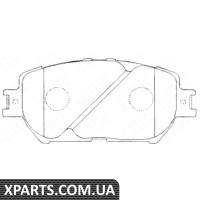 Передні колодки Camry V30 Nibk PN1479