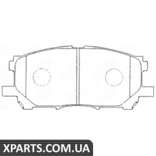 Колодки гальмові дискові Nibk PN1497