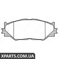 Колодки гальмові дискові Nibk PN1829