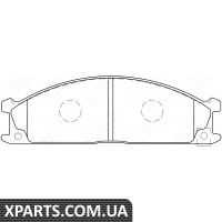 Колодки гальмові дискові Nibk PN2344