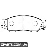 Колодки гальмівні Nibk PN2435