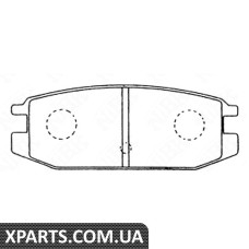 Колодки задні гальмові Nibk PN3152
