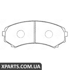 Тормозные колодки дисковые Nibk PN3414