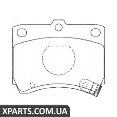 Колодки дискові гальмові Nibk PN5165