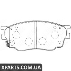 Колодки гальмові дискові Nibk PN5483