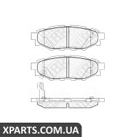 Колодки гальмові дискові Nibk PN7501
