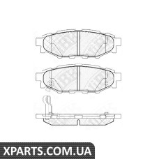 Колодки гальмові дискові Nibk PN7501