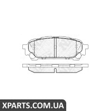 Колодки гальмові дискові Nibk PN7801