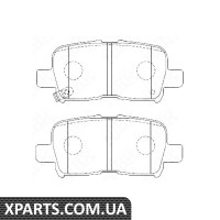 Колодки гальмові дискові Nibk PN8803