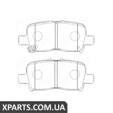 Колодки гальмові дискові Nibk PN8803