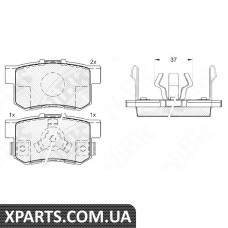 Колодки тормозные без датчика Nibk PN8807