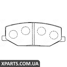 Колодки гальмові дискові Nibk PN9118