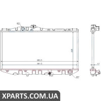Радіатор Nissens 64713