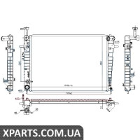 Радіатор Nissens 675005