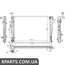 Радіатор Nissens 675005