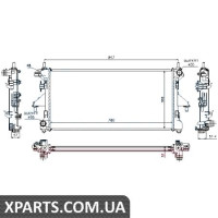 Радіатор Nissens 63555A