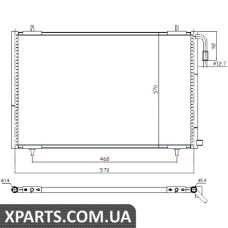 Радiатор кондицiонера Nissens 94392