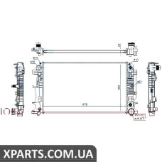 Радіатор Nissens 67157A