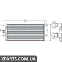 Радіатор кондиціонера Nissens 94307