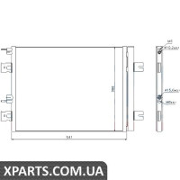 Радіатор кондиціонера Nissens 940262