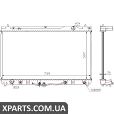 Радіатор Nissens 64633