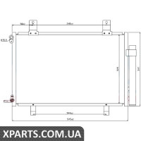 Радіатор кондиціонера Nissens 940057