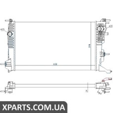 Радіатор Nissens 637647