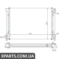 Радіатор Nissens 651651