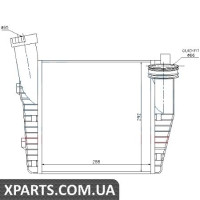 Інтеркулер AI Q7(06-)3.0 TDi(+)[OE 7L0.145.803 A] Nissens 96688