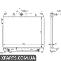 Радіатор Nissens 67496